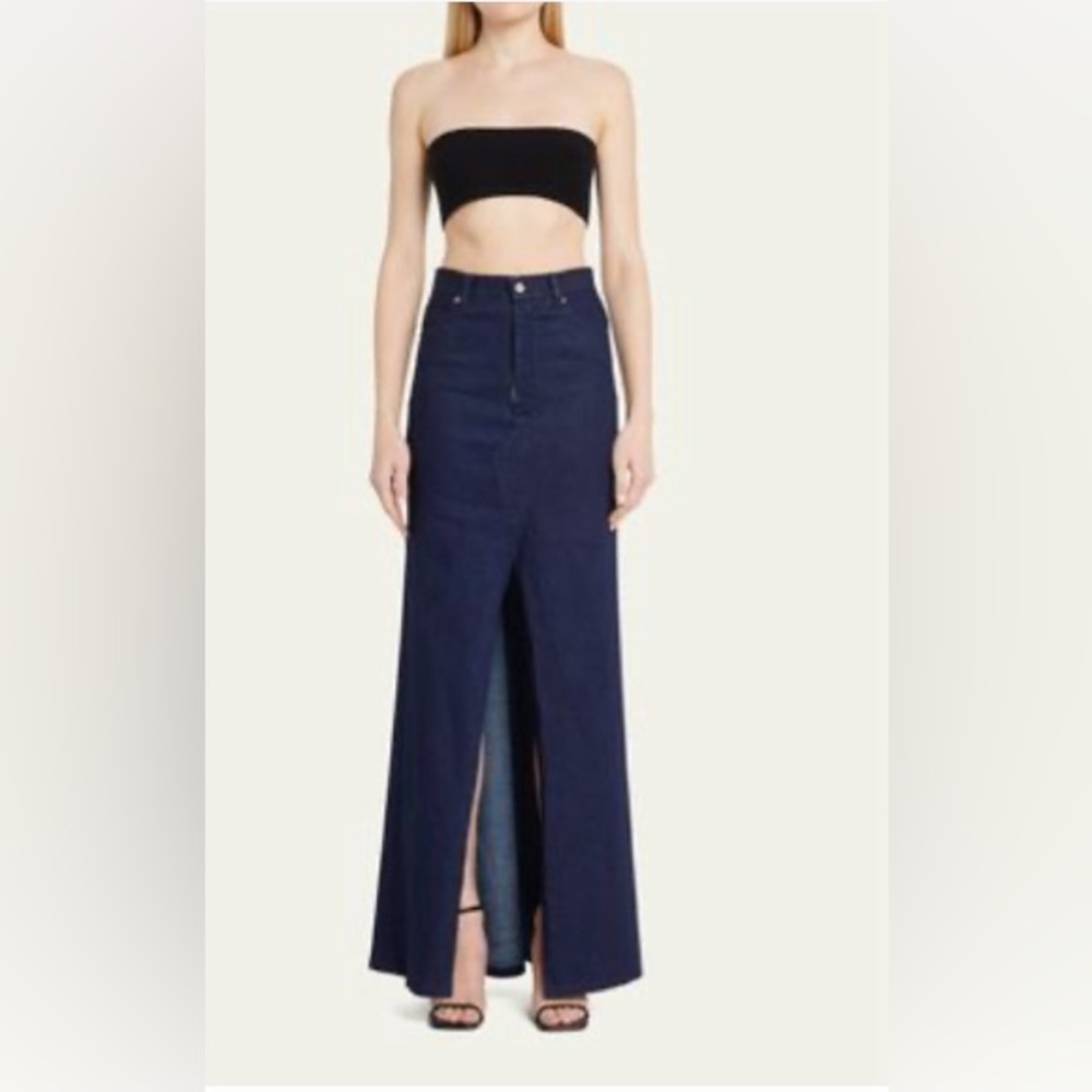 Long denimn skirt